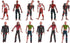 Zerodeko 12 PCS Toy Zombie Action Figures with Movable and Detachable Joints, Mini Zombie Figurines, Bloody Zombie Models for Presents, Decoration...