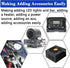 Pulse Plug Connector Pulse Bar Connectors Compatible with Polaris 2018 2019 2020 2021 Ranger XP 1000 RZR RS1 Pro General 1000 14 Ga Wire Accessory...