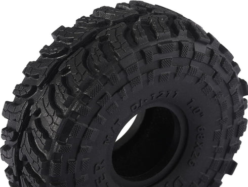 Super Large Soft Sticky 1.0 Crawler Tires 68 * 26mm for 1/18 1/24 RC Crawler Car Axial SCX24 FMS FCX24 AX24 Upgrade Wheel...