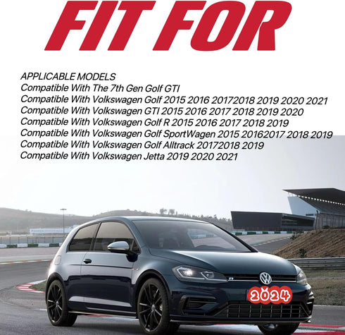 Passenger Side Mirror Glass Replacement for 2015-2021 Volkswagen VW Golf MK7, Golf Golf GTI, Golf R Golf SportWagen, Golf Alltrack, Jetta - Right ...