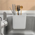 Multifunctional Compact Kitchen Drainer Drain Basket Utensil and Cutlery Drying Rack Holder and Hangable Sink Shelf Home Fruit Basket Plastic Stor...