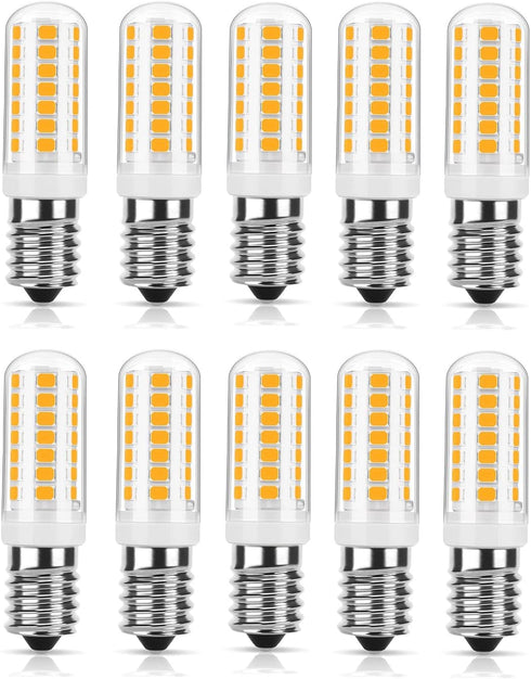 E14 LED Light Bulbs 5W Equivalent 40W Daylight White, Turkish Moroccan Lamp Bulb Replace, Range Hood Light Bulbs European Base 450lm AC110V for Pe...