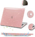 Anban Compatible with MacBook Air 13 inch Case 2022 2021 2020 2019 2018 M1 A2337 A2179 A1932, Glitter Plastic Hard Shell+Keyboard Cover+Screen Pro...