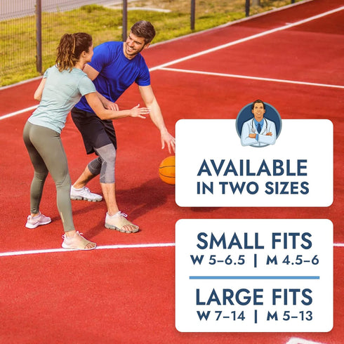 Dr. Frederick's Original Bunion Sleeves - 2 ct - Orthopedic Relief Socks for Pain - Gel Pad Cushion for Big Toe - Small W5-6.5 | M4.5-6...
