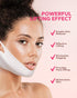 FairyFace V Line Shaping Face Masks (7 Count), Double Chin Reducer, Lifting Hydrogel Collagen Mask with Aloe Vera and Seaweed, Anti-Aging and Anti...