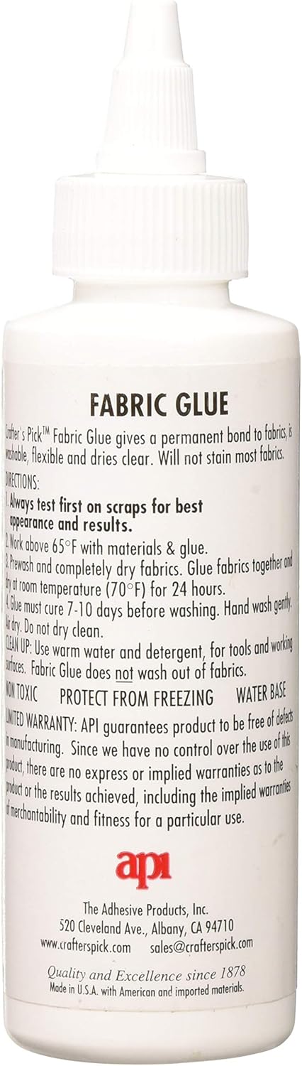 Crafter's Pick 4 oz Fabric Glue, Multicolor...