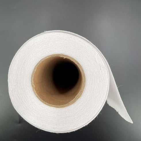 PLANTIONAL Woven Cotton Iron-On Fusible Interfacing: 10.6 inch X 10 Yards White Heavy Weight 100% Cotton Single-Sided Interfacing for t-Shirt Quil...