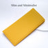 Bveyzi Ultra Slim Thin Leather RFID Blocking Credit Card Holder Bifold Clutch Wallets for Women (Yellow)...