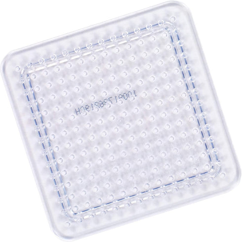 Perler Beads Basic Shapes Clear Pegboard Set, Small, Clear, 5 pcs...