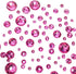 ROSE (209) pink 144 pcs Swarovski 2058/2088 Crystal Flatbacks pink rhinestones nail art mixed with Sizes ss5, ss7, ss9, ss12, ss16, ss20, ss30...