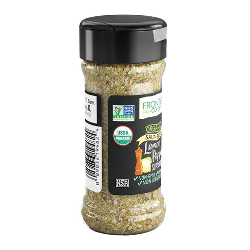 Frontier, Salt Free Organic Seasoning Lemon Pepper, 2.5 Oz...