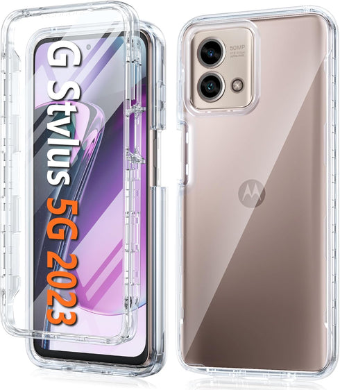 FNTCASE for Motorola Moto G-Stylus 5G-2023 Case: Hard Protective Tough Shockproof Rugged Heavy Duty Silicone Phone Cases for Moto G Stylus 5G 2023...