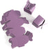 Kslong 50pcs Purple Butterfly Favor Boxes Girl Baby Shower Butterfly Candy Box Decoration Party Birthday Wedding Small Gift Boxes (Purple)...