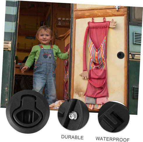 Kisangel 4pcs Plastic Storage Cabinet blackdecker Drawer Storage Cabinet Mixer Lift for Cabinet Marine Latch Lock Marine Lock Marine Hardware Stap...