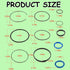 Hydraulic Log Splitter Cylinder Rebuild Seal Kit for 5.0"bore X 2.0" Rod Cylinde...
