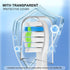 Toothbrush Heads Compatible with Bitvae D2 Electric Toothbrush, Soft Brush Bristles, 10 Pack Replacement Heads, White...