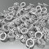 100pcs 3/8-1/2 Inch Non-Metallic Button Push-in Cable Connector, Plastic Cable Connector Electrical Conduit Fittings, Fits 1/2-Inch Knock Outs, Us...