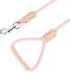 Mile High Life | Premium Leather Dog Leash | Strong Rope Leash | Leather Handle | Zinc Alloy Strong Clasp | Small Medium Large Dogs | 4/5/6 Feet(P...
