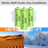 JINTION NIMH 2/3AAA Rechargeable 2/3 AAA Batteries 1.2V 400mAh Rechargeable Battery Batteries Button Top 5 pack(They are not AAA Size Batteries)...