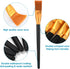 10 Pcs Flat Paint Brushes for Acrylic Painting, 1 Inch Nylon Paint Brushes Artist Painting Brushes Professional Paint Brush Set for Acrylic Waterc...
