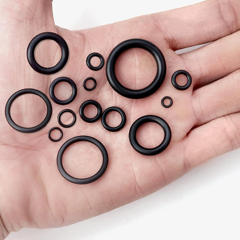 1280 Pcs 24 Size Rubber O-Ring Assortment Kit with Pick and Hook Set for Pressure Washer Faucet Plumbing OD 6mm-28mm...