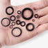 1280 Pcs 24 Size Rubber O-Ring Assortment Kit with Pick and Hook Set for Pressure Washer Faucet Plumbing OD 6mm-28mm...
