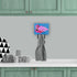 Caroline's Treasures 8686TH68 Flamingo Leash or Key Holder, Wall Hooks, Key Hooks Holder, Coat Rack Wall Mount, Coat Hooks, Hooks for Hanging Keys...