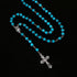 20Pcs Rosary Kits Cross and Center Medal Charms Tibetan Silver Alloy Catholic Jesus Maria Oval Links Pendant for Diy Jewelry Making Supplies...