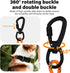 5FT Chew Proof Metal Dog Leash with Comfortable Handle, Heavy Duty Steel Cable Lead for Control Large Medium Small Dogs Walk and Train, Pet Leash ...