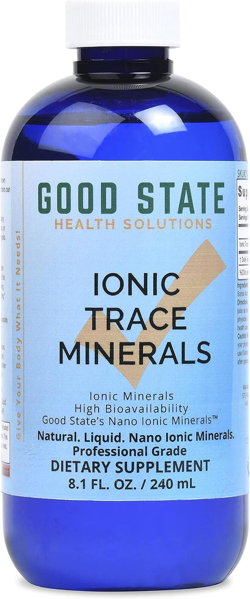 Good State Liquid Ionic Trace Minerals (96 servings at 125 mg - 8 fl oz)...