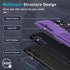 Janmitta for Samsung Galaxy A35 5G Case with Tempered Glass Screen Protector,Heavy Duty Shockproof Full Body Protective Cover Built in Rotatable M...