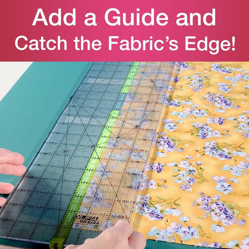 Guidelines4Quilting Quilt Ruler Upgrade Kit for 12 Inch and 24 Inch Rulers, Cut Accurate Strips and Squares Even in 1/8 Inch Increments with No Fa...