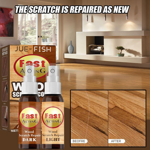 2 Pack fix it for Wood,for Furniture Repair Scratch Remover Set Fast Acting Wood Scratch Repair,for Floors,Tables, Carpenters...