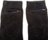 Black Dress Socks With Hidden Zipper Pocket-Cotton/Spandex Fits Men Sizes 7-12 2-pairs...