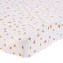 American Baby Company 2 Pack Printed 100% Cotton Knit Fitted Contoured Changing Table Pad Cover - Compatible with Mika Micky Bassinet, Taupe Feath...