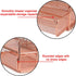 Ogrmar Rose Gold Desk Supplies Organizer, Multi-functional Mesh Desk Organizer with 6 Compartments & Desk Drawer Organizer for Office Supplies and...