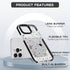 Case for iPhone 14 Plus, Cute Stars Cosmic Asteroid Moon Print Kawaii Design Girly Aesthetic Cartoon Pattern for Women Girls Teens Soft TPU Case,6...
