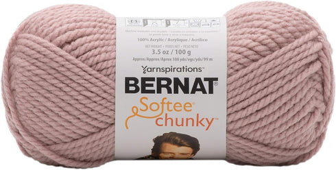 Bernat Gray Rose Yarn Softee Chunky......
