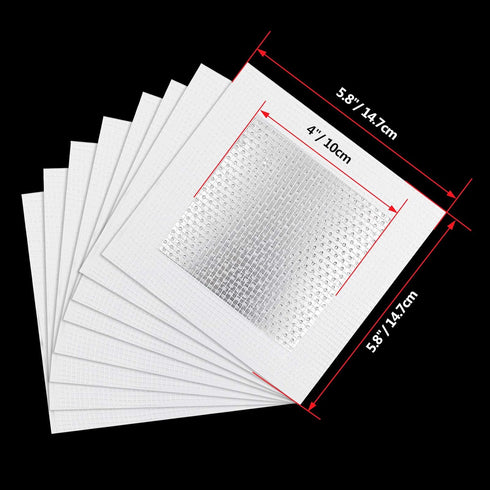 8pcs Drywall Repair Patch, 4" x 4" Drywall Patch Self Adhesive Aluminum Wall Repair Patch Kit...