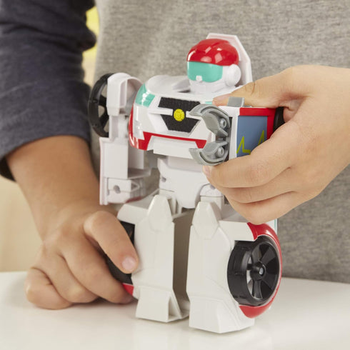 Transformers Playskool Heroes Rescue Bots Academy Medix The Doc-Bot Converting Toy Robot, 6-Inch Collectible Action Figure Toy for Kids Ages 3 and...