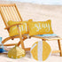 Outdoor Pillow Covers 12 x 20 Inch, Waterproof Yellow Lumbar Throw Pillows for Patio Porch Furniture Couch, Yellow Decorative Cushion Cover, Sprin...