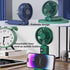 Portable Mini Fan, Handheld Fan with LED Display 5 Speeds 2000mAh USB Rechargeable Battery Fan Small Personal Desk Fan for Women Men Girls Kids In...