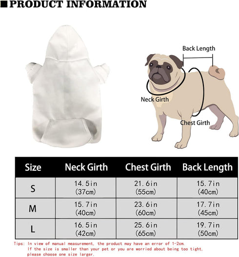 Casual Pet Clothes, Aztec Southwest Printed Zipper Cotton Polyester Sweatshirt Dog Coat, Soft Dog Sweater Sweatshirt with Hat - M...