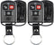 KeylessOption Keyless Entry Remote Key Fob Case Shell Button Pad Cover Leather Strap For Hyundai Kia (Pack of 2)...
