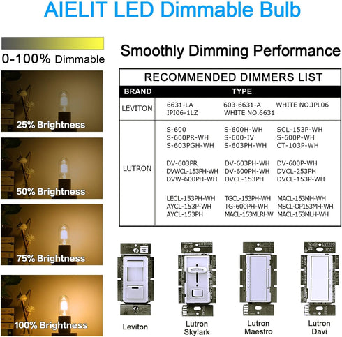 40 Watt Equivalent LED Bulb, E26 Base, Energy Efficient 4W, Soft Warm White 3000K Dimmable 400lm Tubular T14 T45 Edison LED Light Bulbs for Pendan...
