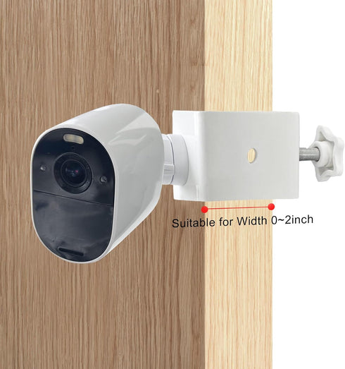 Uogw 2Pack Door Gutter Mount for Arlo Pro 4/Pro 3/Pro 2/Pro/Arlo Pro 5S 2K/Go 2/Arlo Ultra2/Ultra/Arlo Essential/eufy E/eufy 2C/Nest/Simplisafe,At...