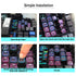 30 pc Automotive Low Profile Box Shaped Fuse Kit for Ford, Chevy/GM, Nissan, and Toyota Pickup Trucks, Cars and SUVs...