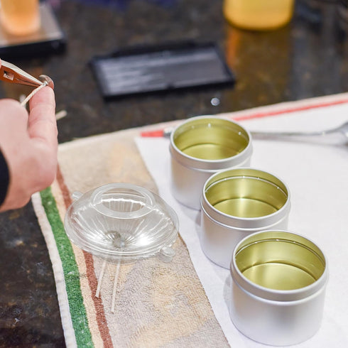 8 Pcs Candle Mold para Resina Epoxica Clear Container Candle Making Molds Candle Making Supplies DIY Soap Floating Candle Mold DIY Plastic Mold DI...