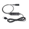 QD to USB Adapter Cable with Volume Control and Microphone Mute Compatible with Plantronic Quick Disconnect (QD) Headset for Computer and Softphon...