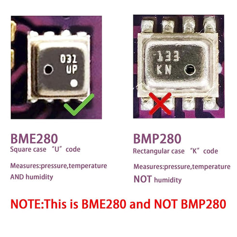 3Pcs BME280 3.3V Temperature Humidity Pressure Sensor Module IIC I2C High Precision Altimeter Atmospheric Pressure, Temperature Module for Arduino...